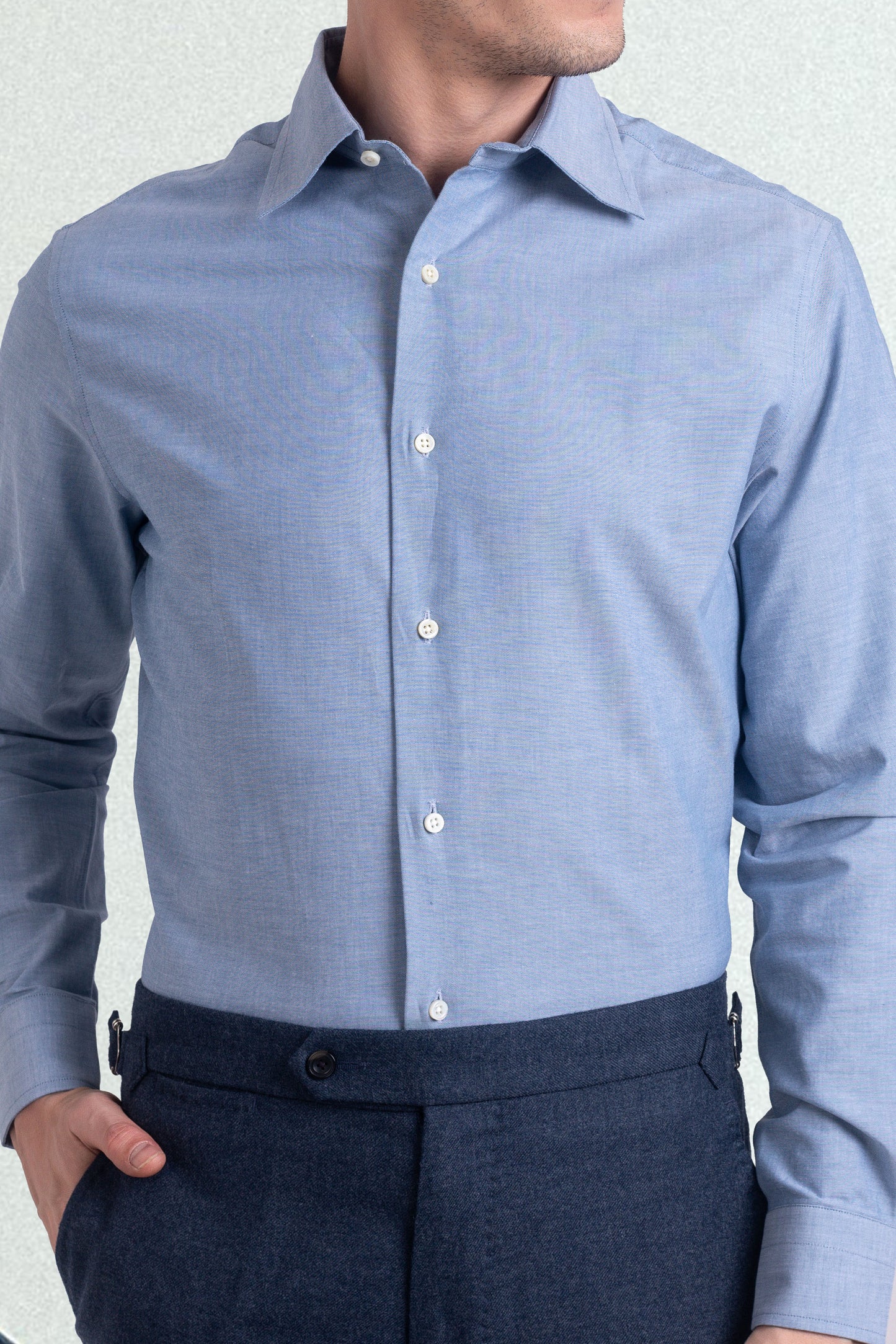 Persian Blue Oxford Shirt