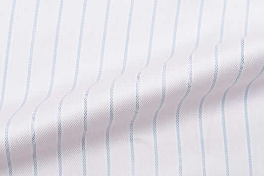 Pink and Navy Stripes Shirt
