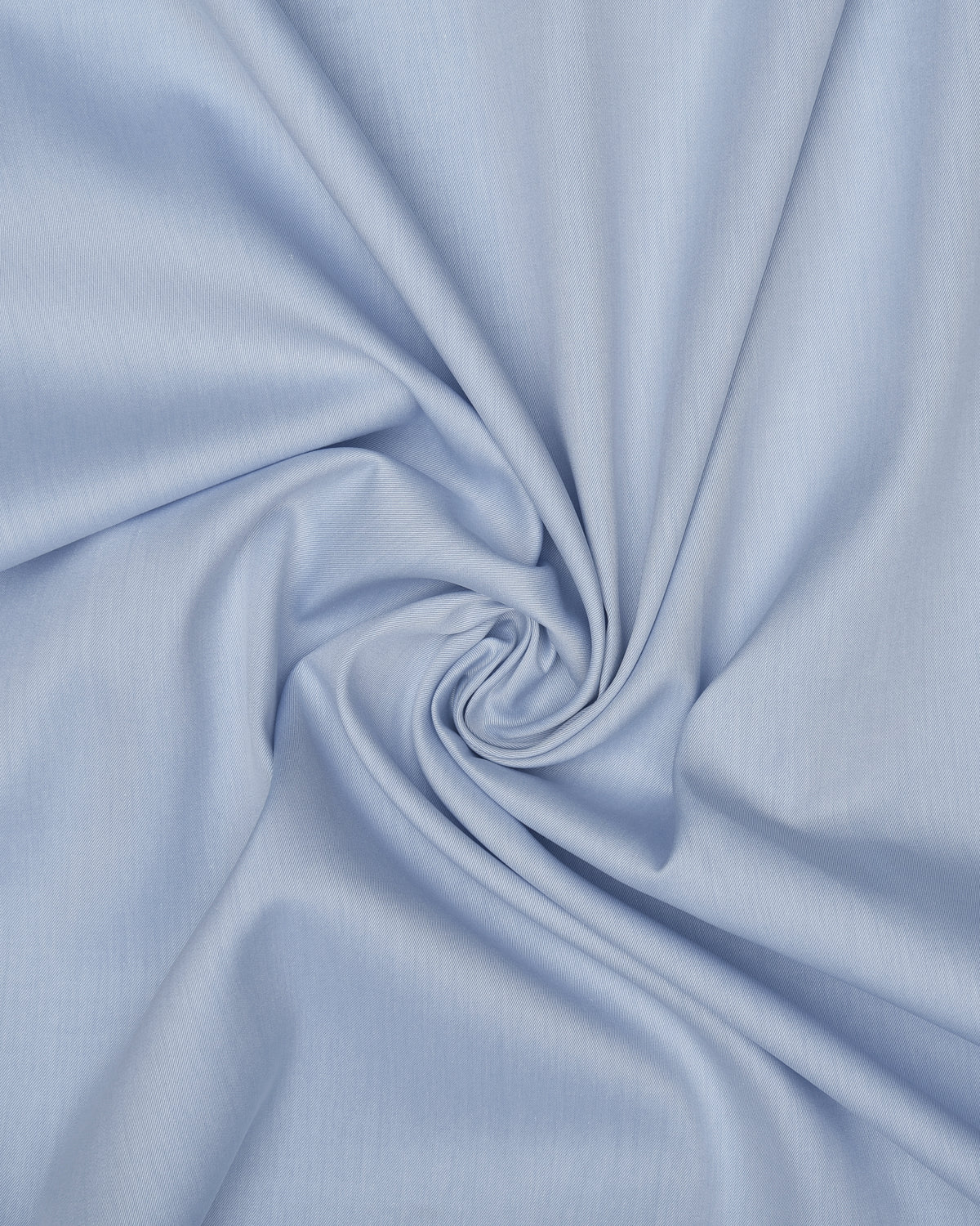 Wrinkle Resistant Sky Blue Twill Shirt - 4