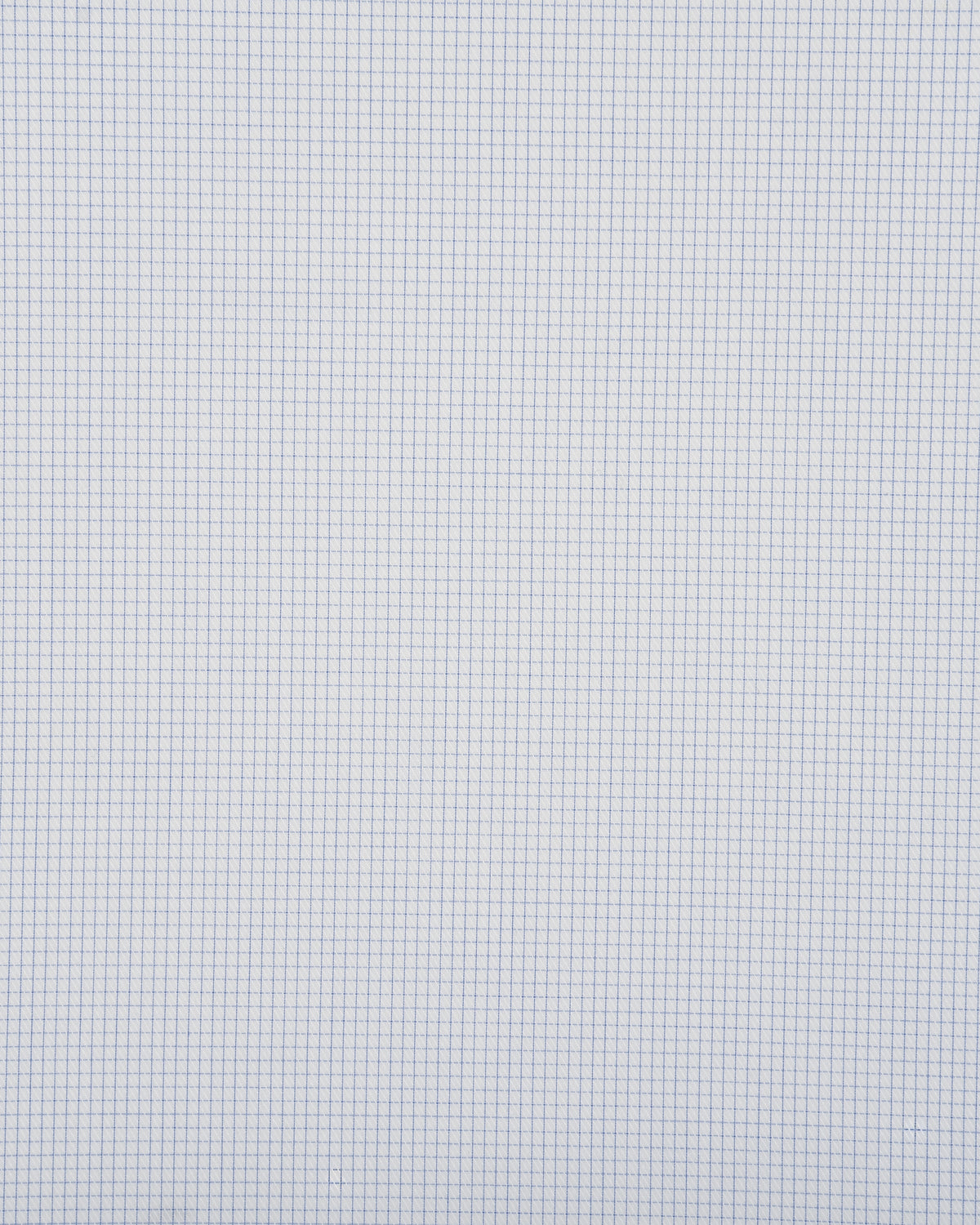 Wrinkle-Resistant Blue Graph Checks on White Twill Shirt - 5