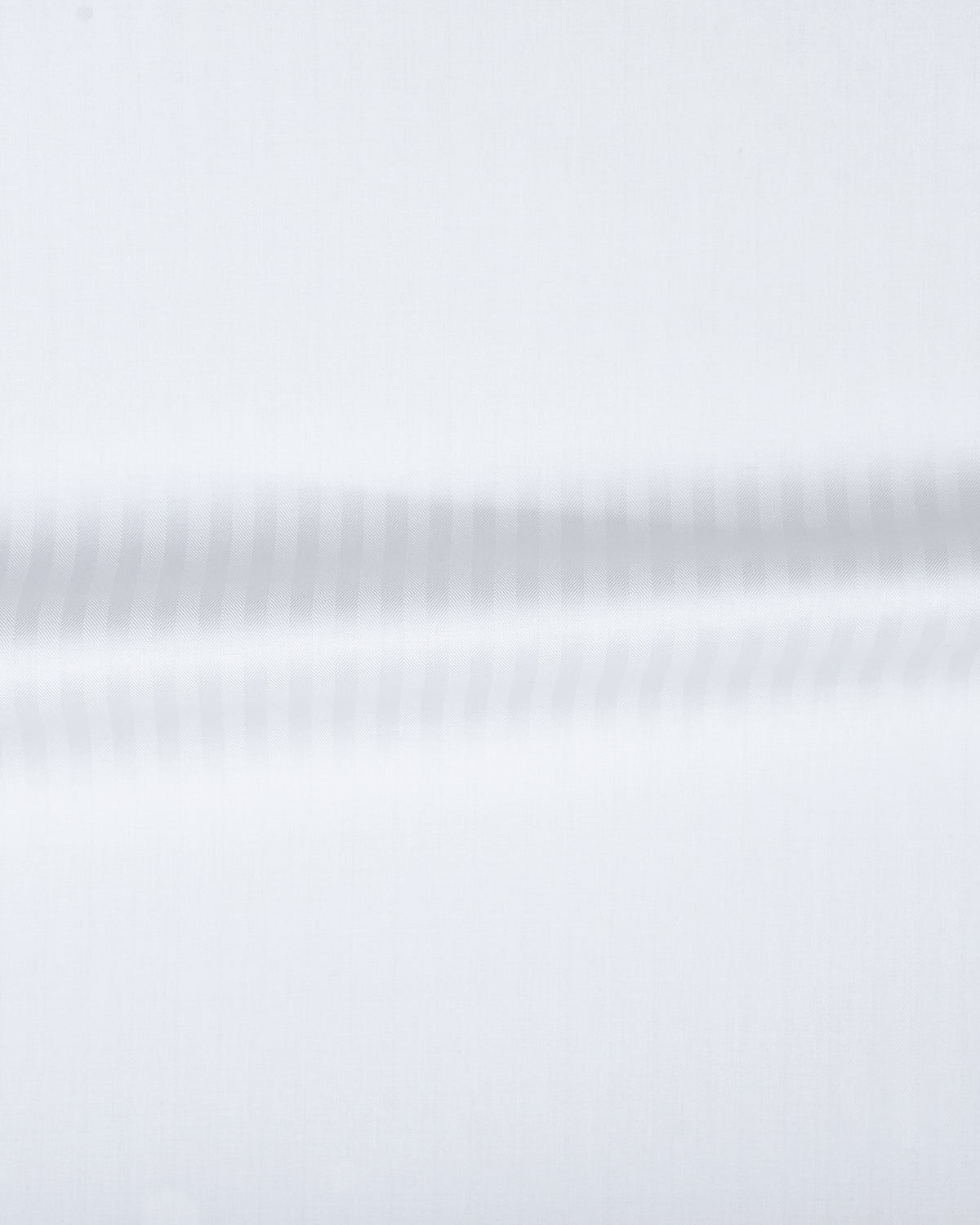 Wrinkle-Resistant White Self Stripes Herringbone Shirt - 4