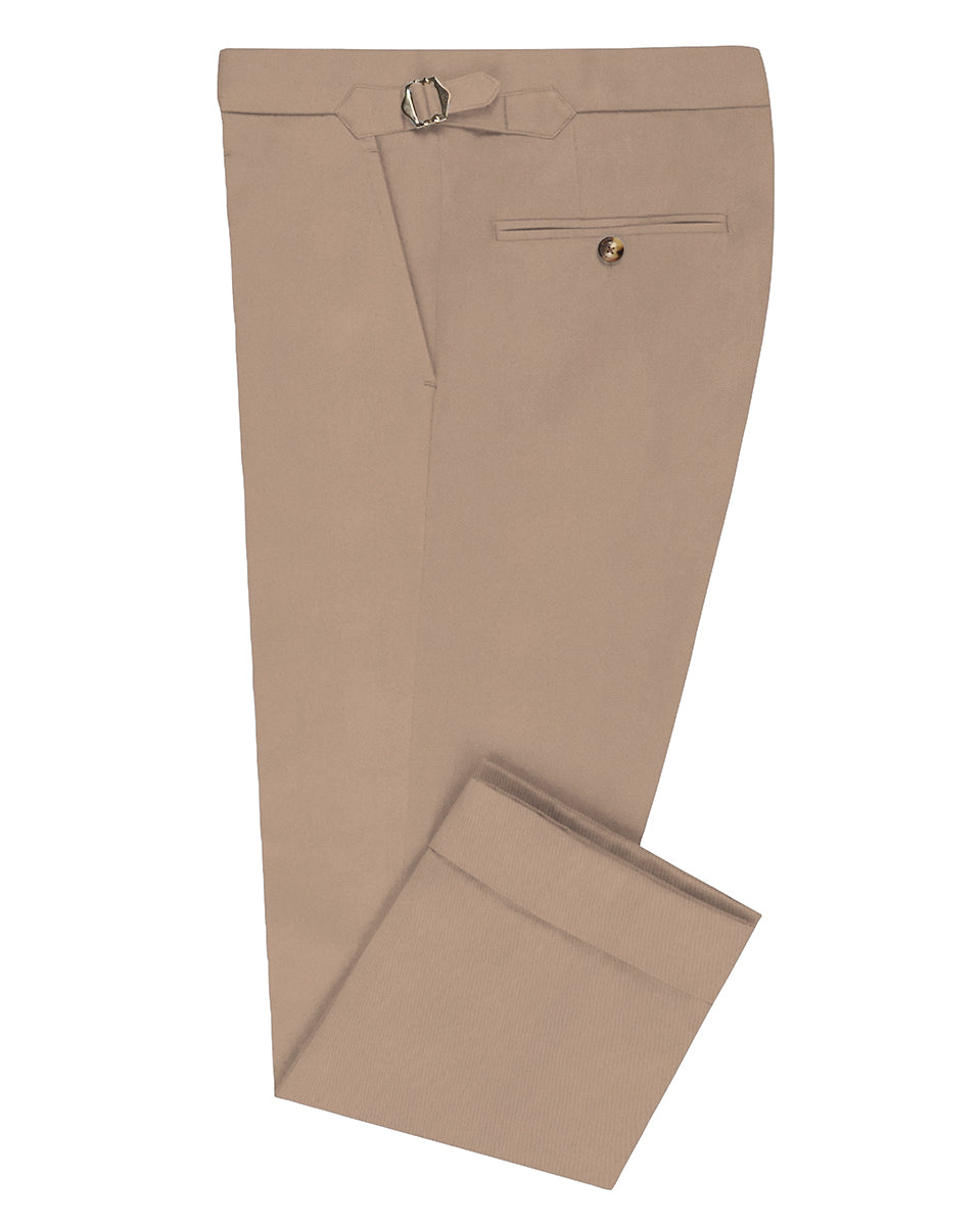 Sand Brown Washed Chino - 1
