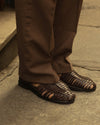 Linen Fresco Brown Pant