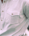 Warzone White Oxford Western Shirt