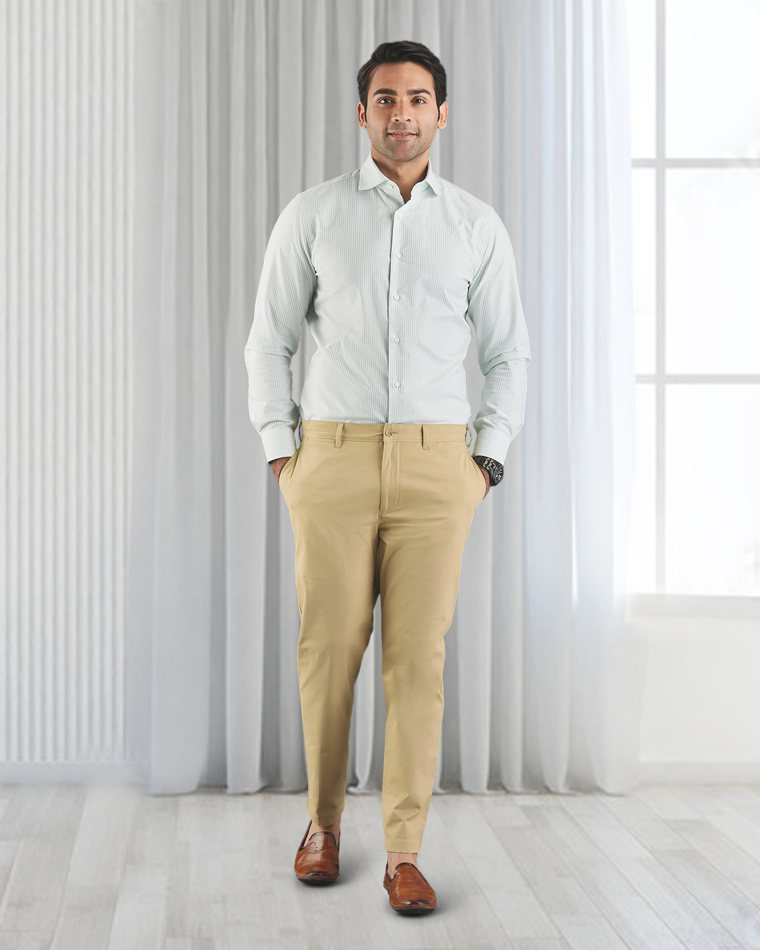Genoa Chino Pant Khaki - 3