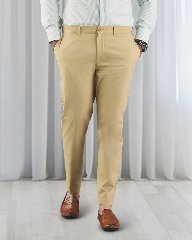 Genoa Chino Pant Khaki - 1