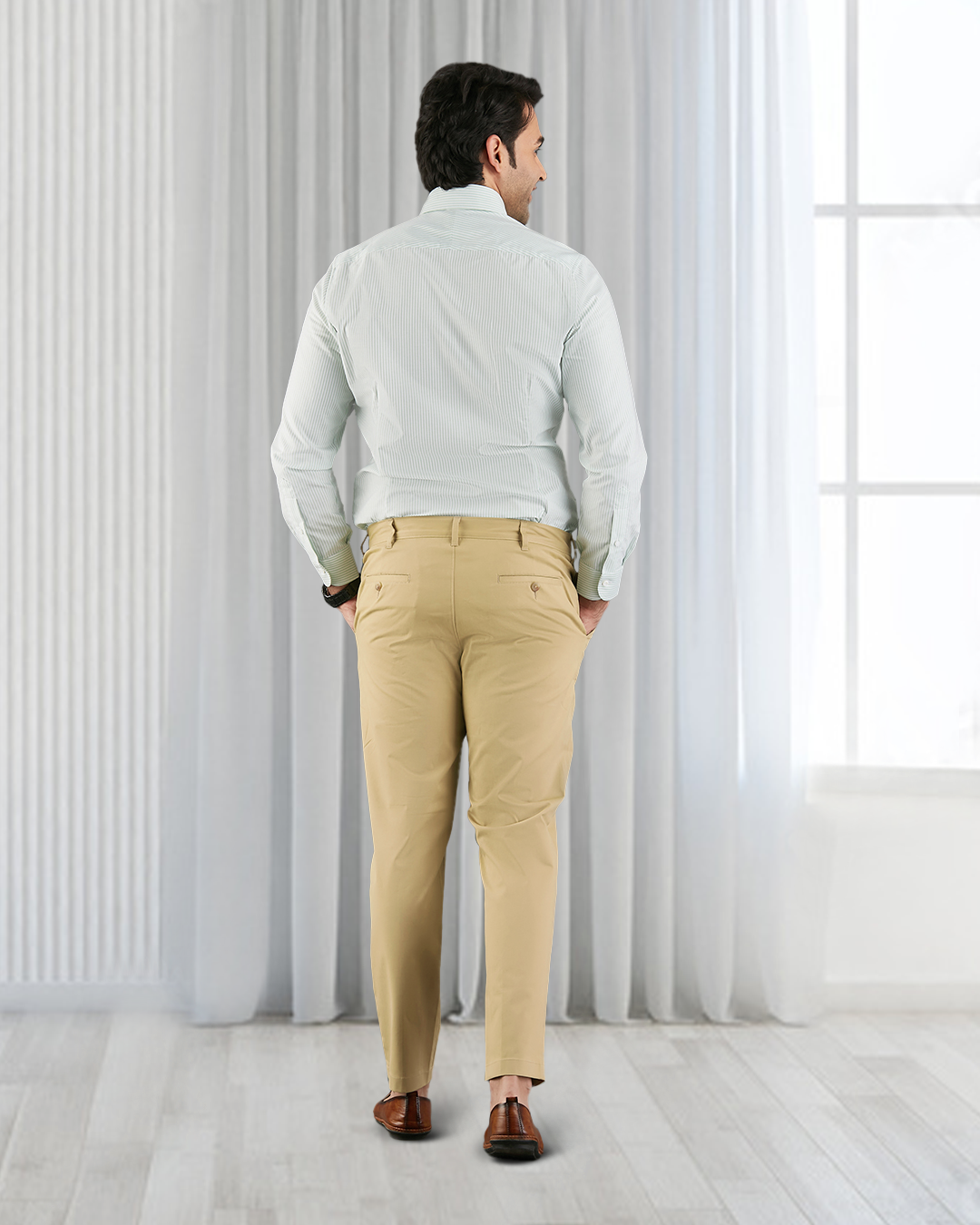 Genoa Chino Pant Khaki - 5