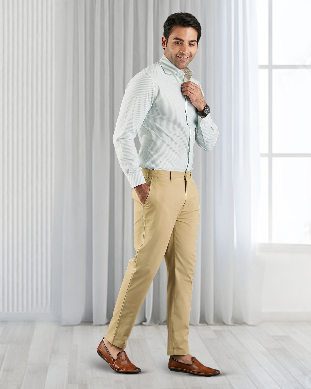 Genoa Chino Pant Khaki - 2