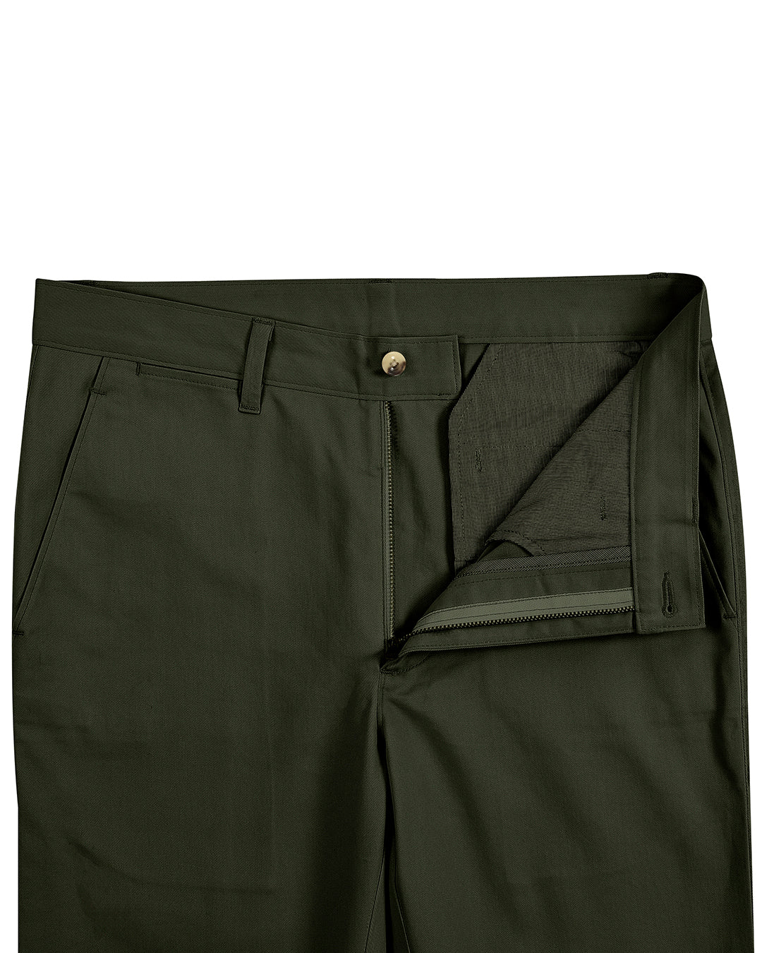 Genoa Chino Pant Olive Green - 4