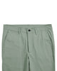 Front view of custom Genoa Chino pants for men by Luxire in pistachio green