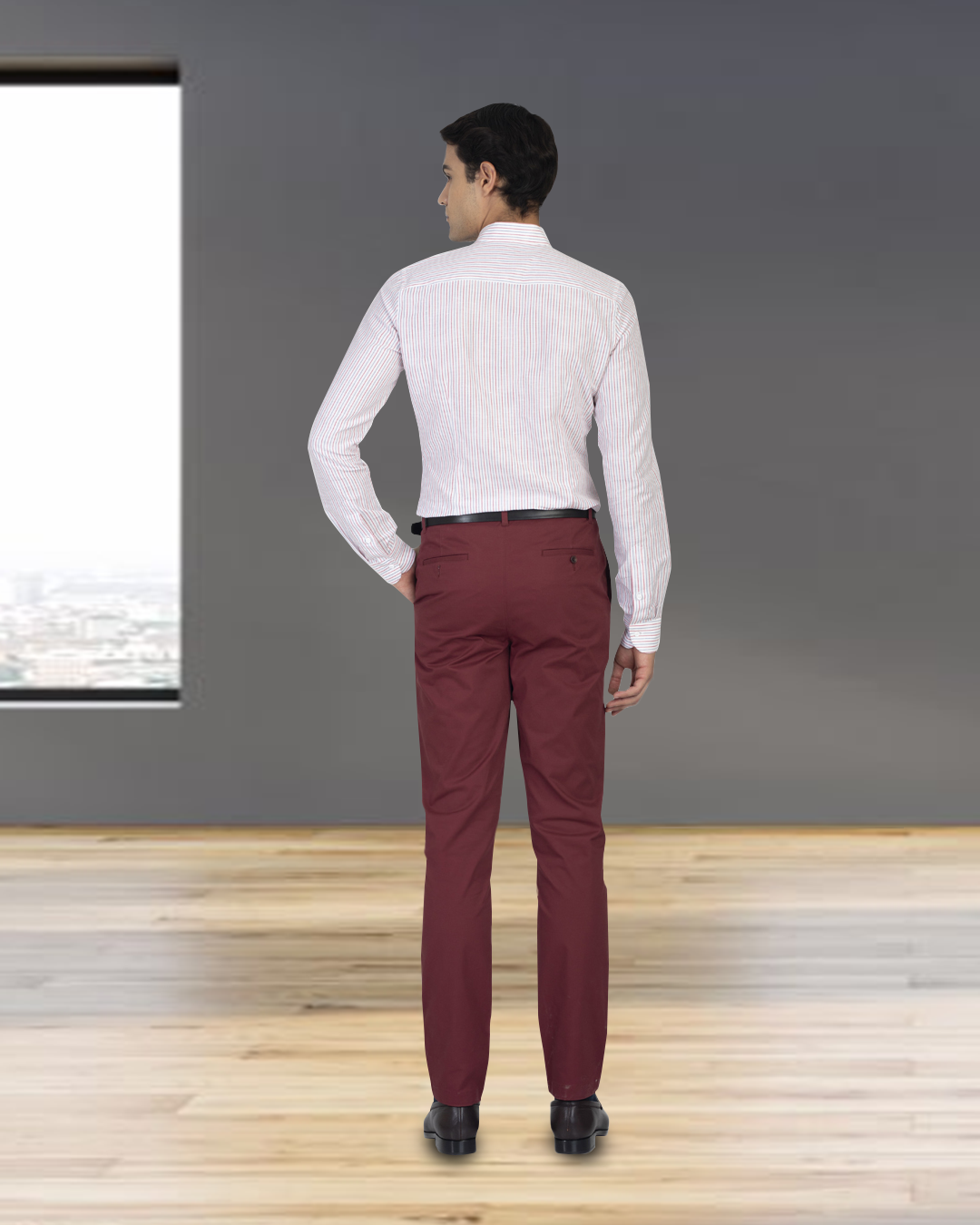 Genoa Plum Chino - 5