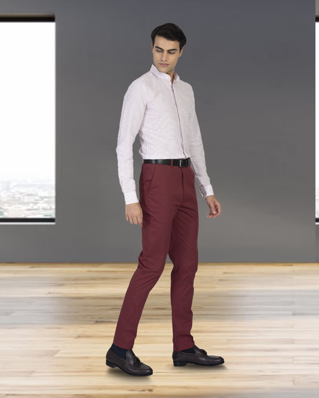 Genoa Plum Chino - 2