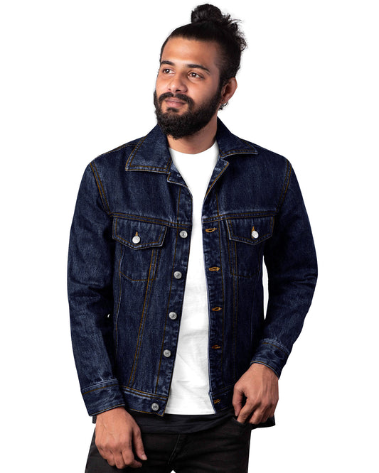 Denim Jacket in Cool max Denim Blue