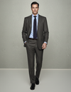 Dugdale Olive Grey Wool Flannel Suit