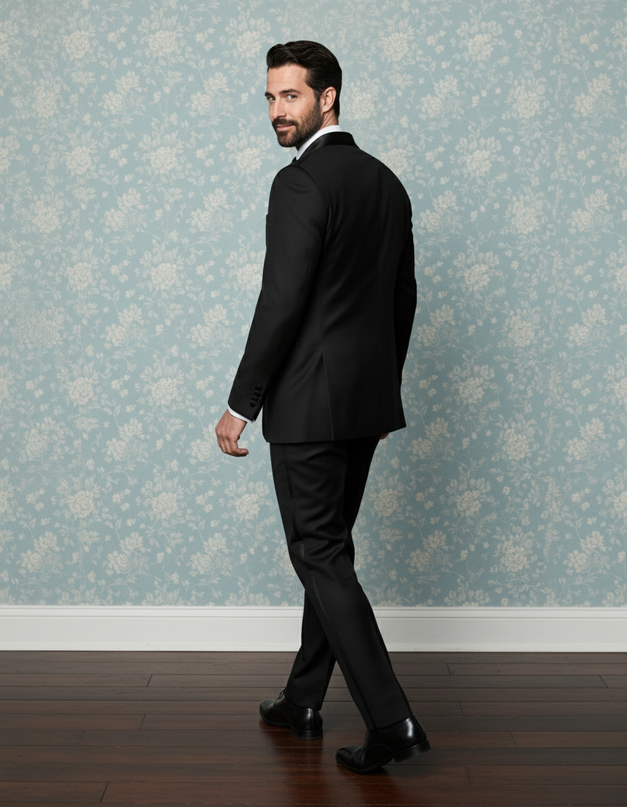 Black Tuxedo Suit - 6