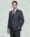 Dugdale Dark Grey Wool Flannel Suit