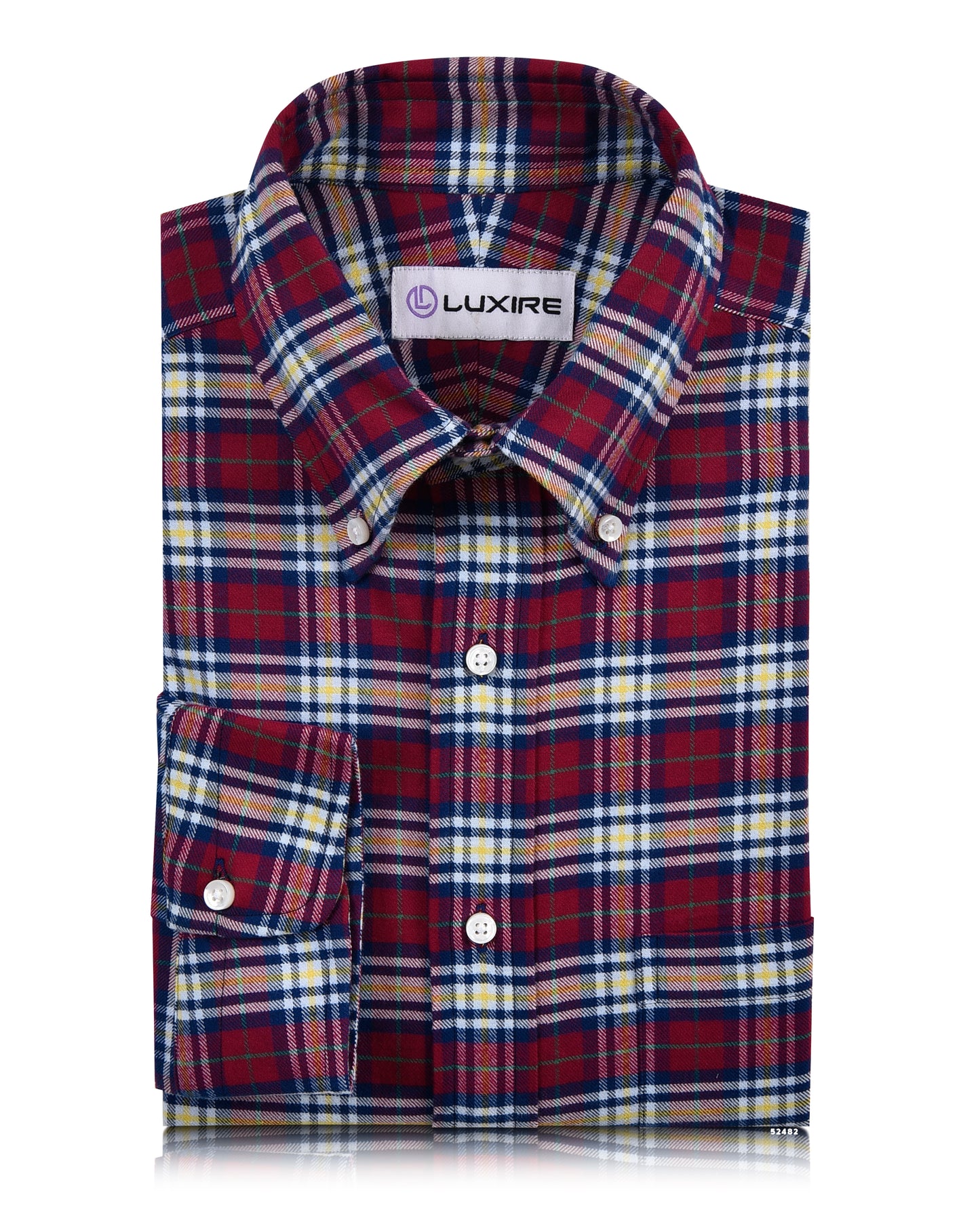 Majenta Blue Tartan Flannel