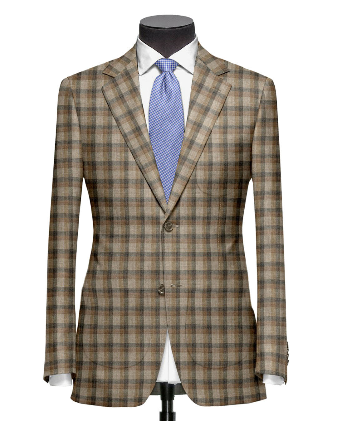 EThomas Tan Choco Checks Jacket - 1