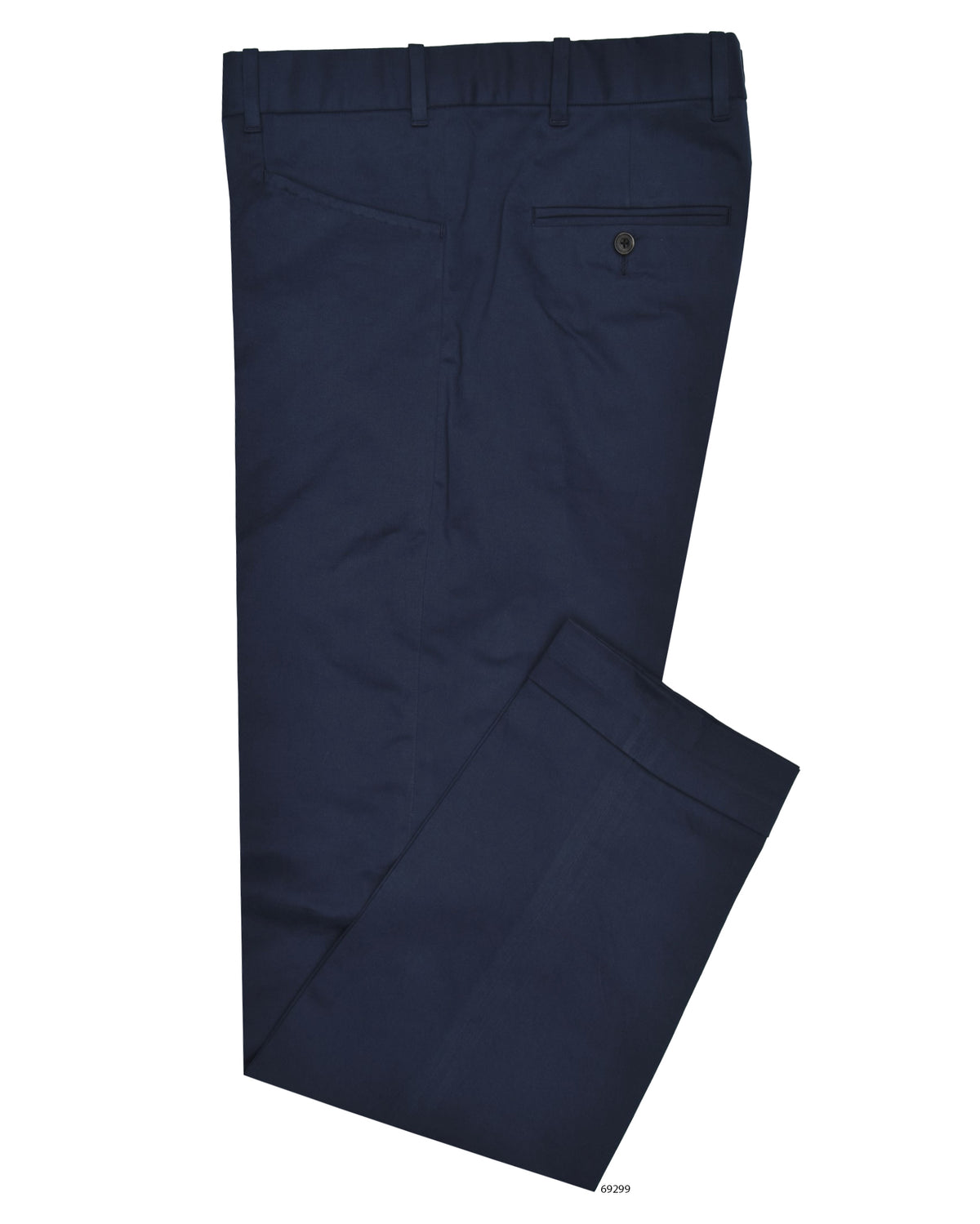 Navy Twill Stretchable chino - 1