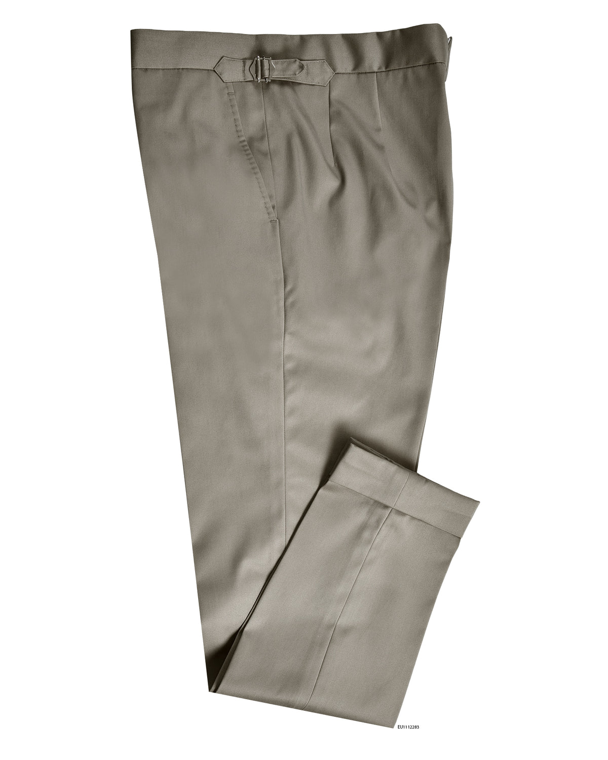 Brownish Grey Twill Chino - 1