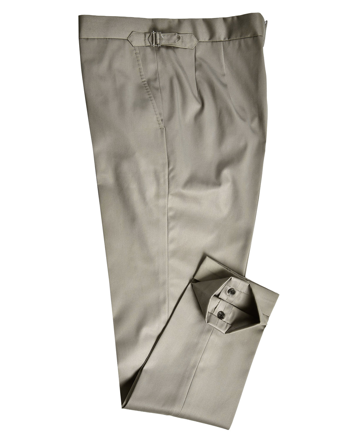 Brownish Grey Twill Chino - 2