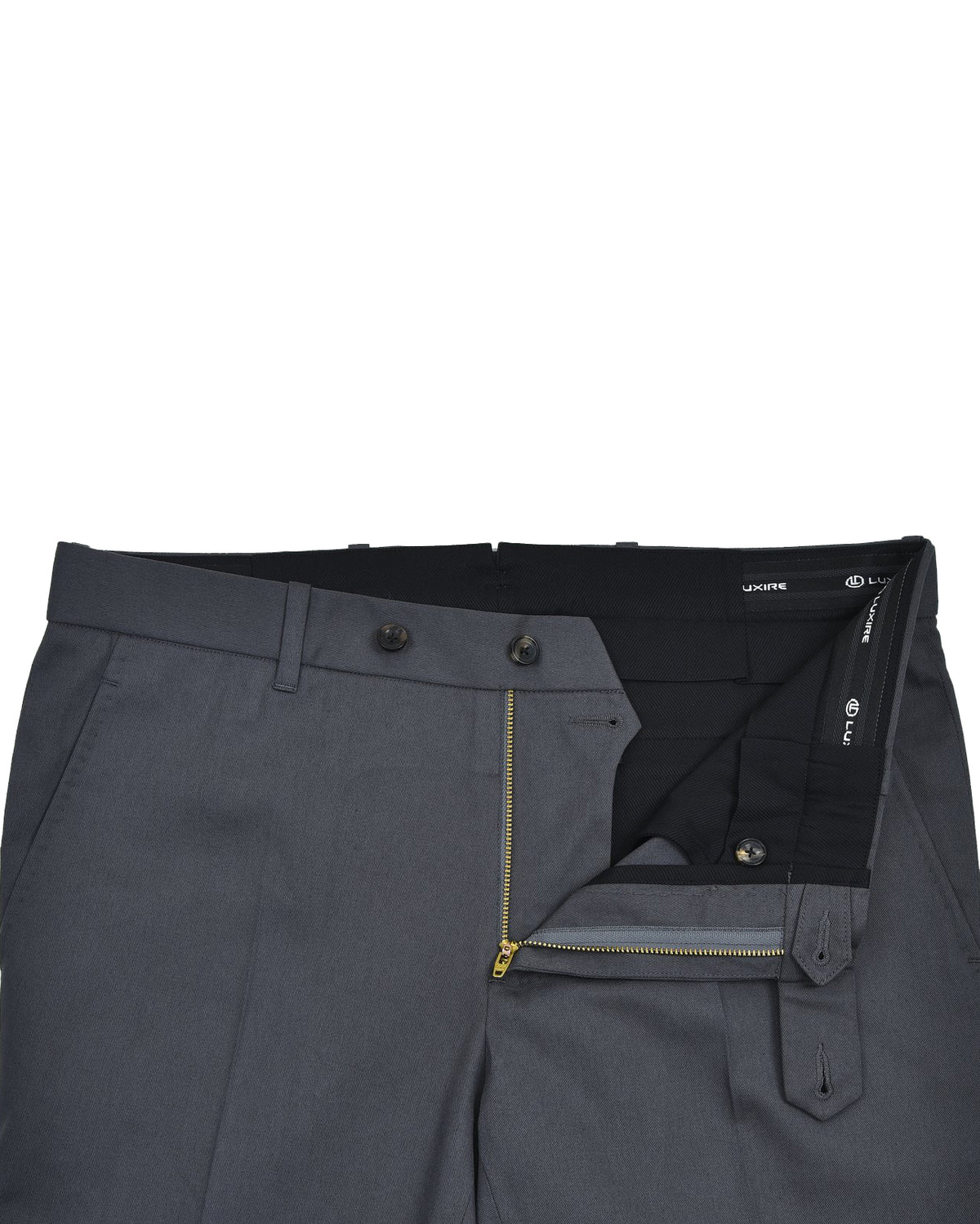Mid Grey Twill Chinos - 4