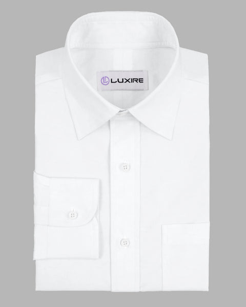 Grandi & Rubinelli White Poplin 140/2