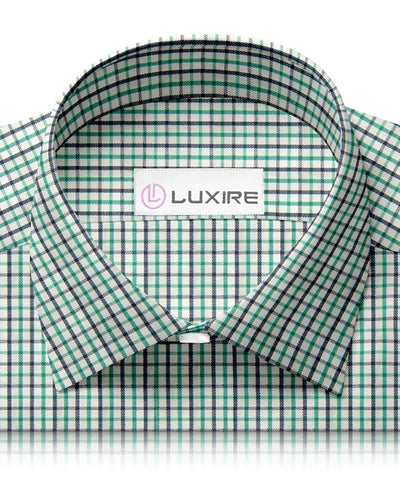 Green Black Tattersall Soft Twill