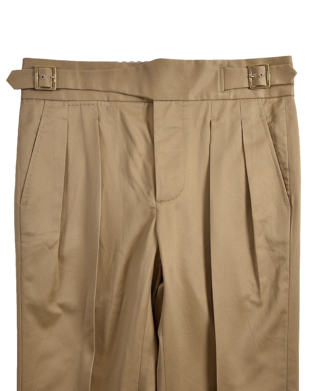 Gurkha Pant in Cotton Twill: Sand Fossil Beige - 3