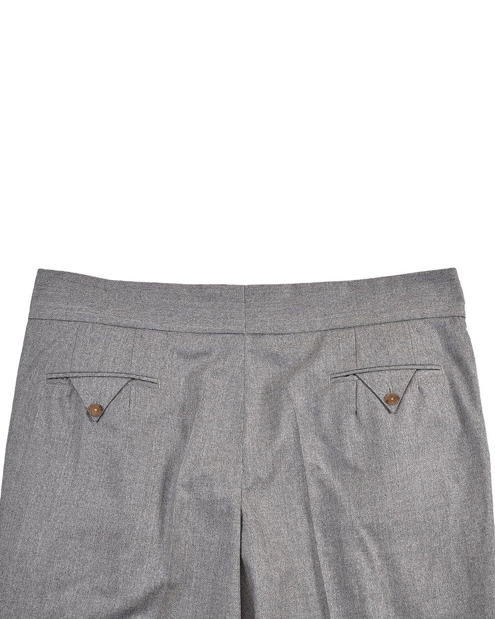 Gurkha Pant in Vitale Barberis Canonico - Flannels  Light Grey - 6