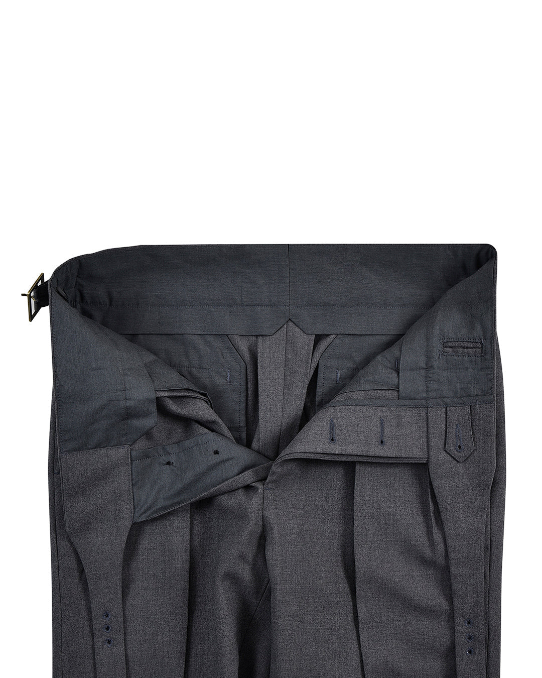 Gurkha Pant in Dugdale New Fine Worsted Tropical Wool - Grey - 3