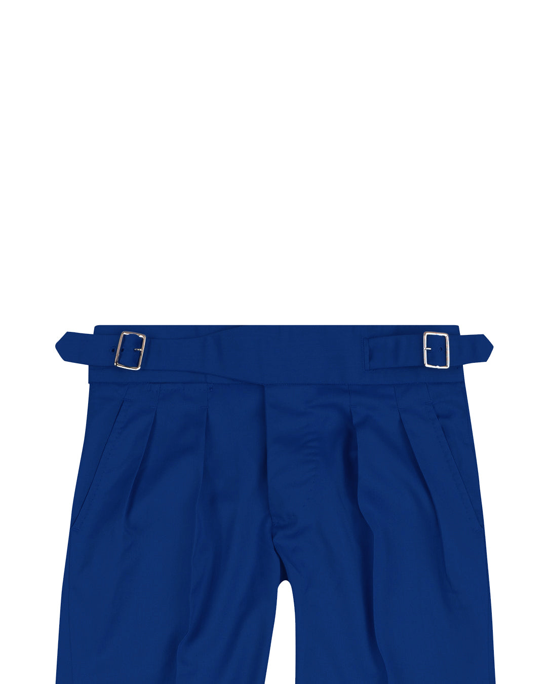 Gurkha Pant in VBC 100% Wool: Royal Blue Twill - 2