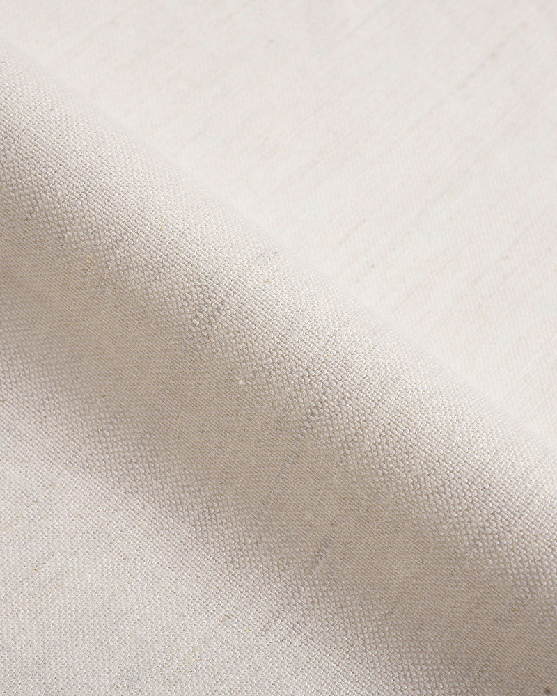 Gurkha Pant in Linen Cotton Canvas Off White