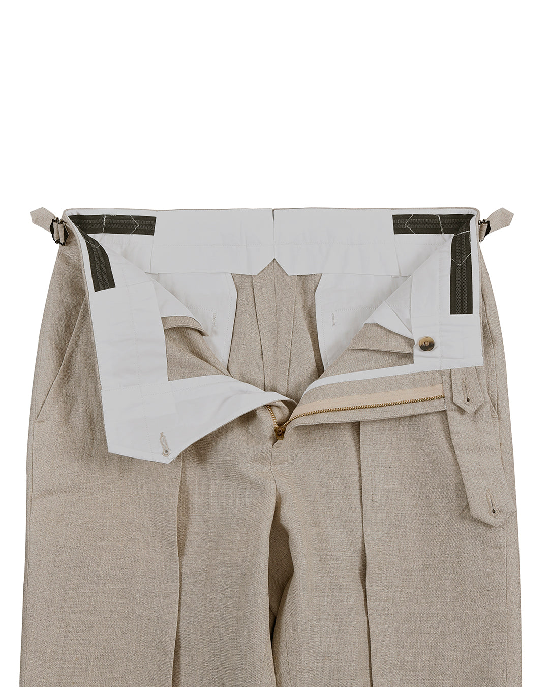100% Linen Suiting Ecru - 3