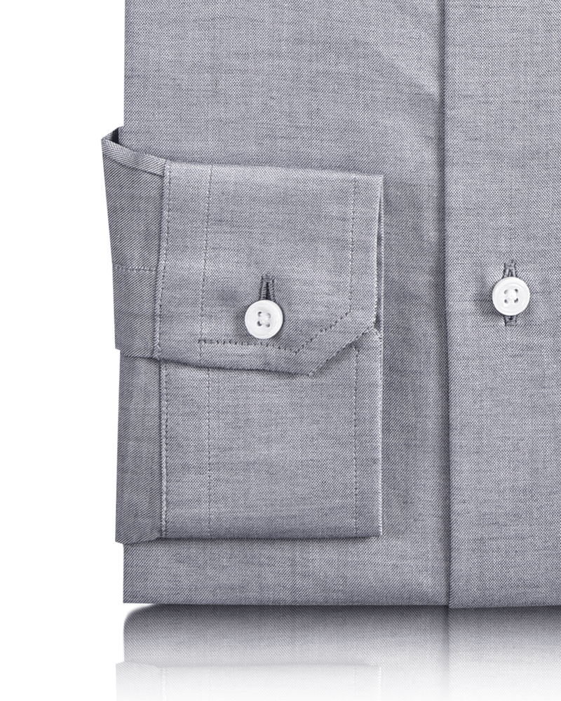 Grey Pinpoint oxford Shirt