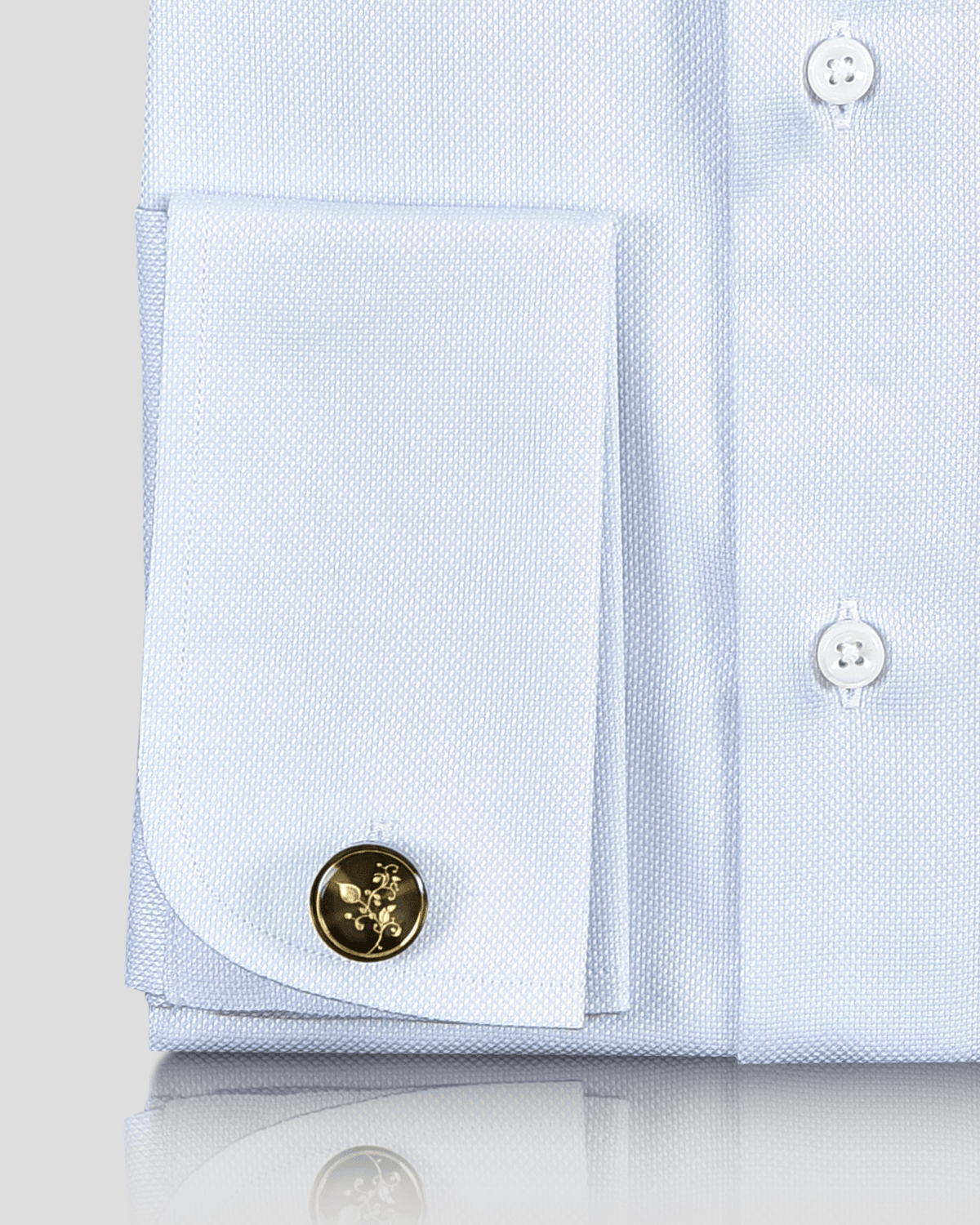 Brembana Business Blue Royal Oxford : 2-Ply Giza Shirt - 3