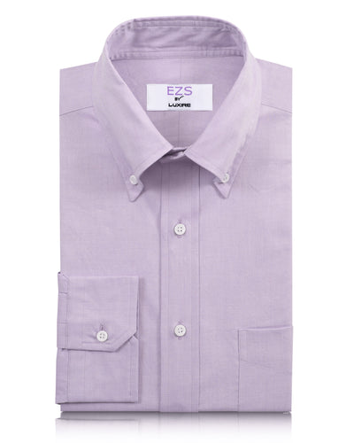 EZS Lilac Pinpoint Oxford Shirt