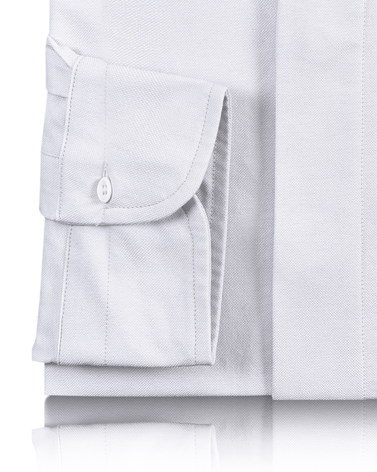 Milky White Oxford Shirt - 3