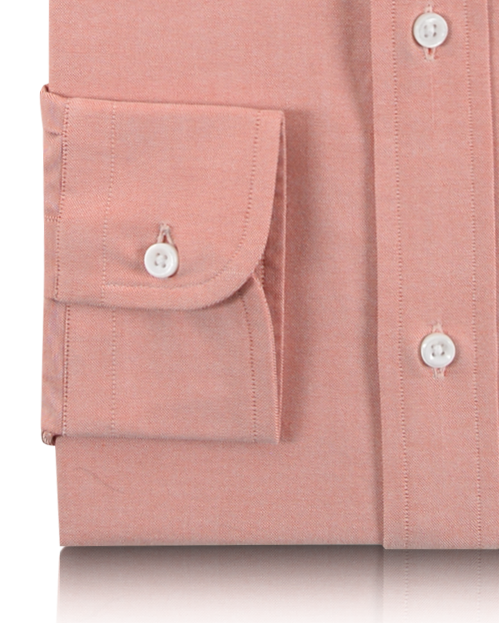 Reddish Orange Pinpoint Oxford - 3