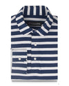 Cobalt Blue White Stripes T-shirt
