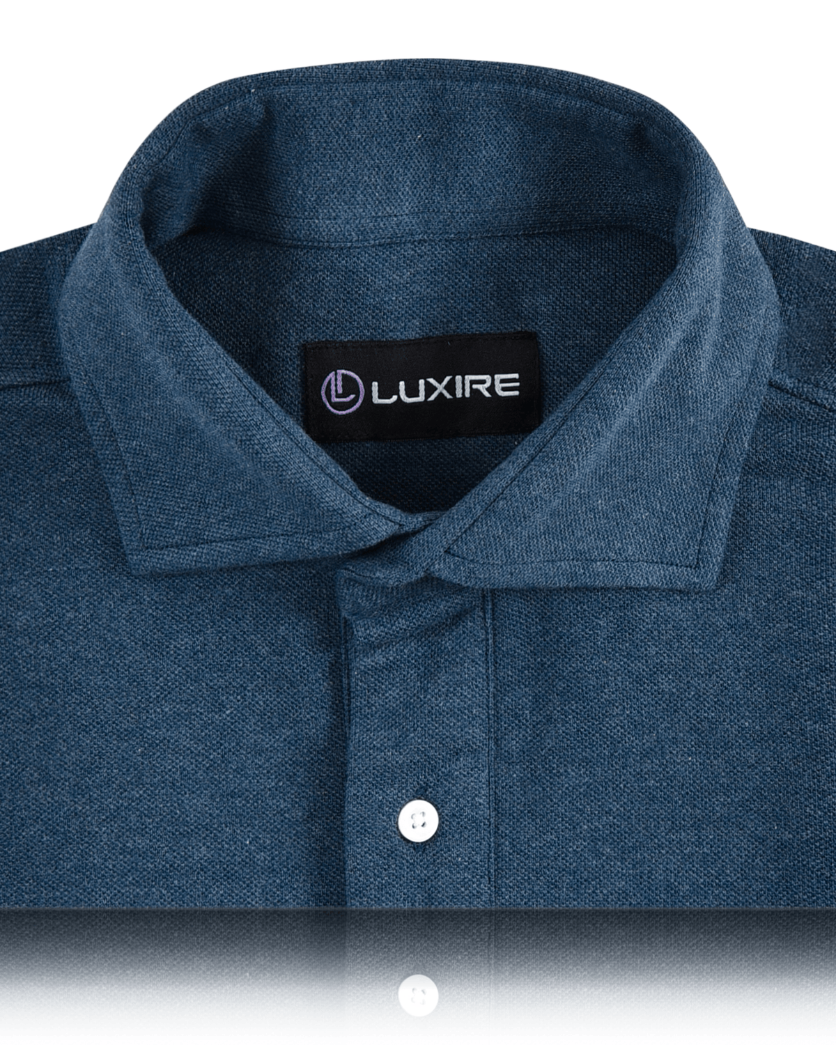 Dark Blue Grey Polo T-Shirt - 2