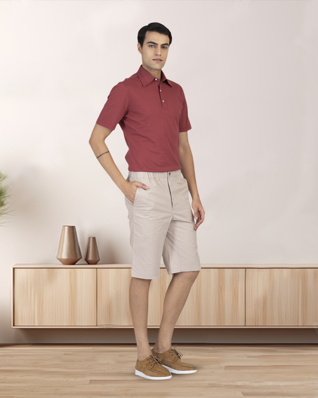 Marsala Soft Polo T-Shirt - 2