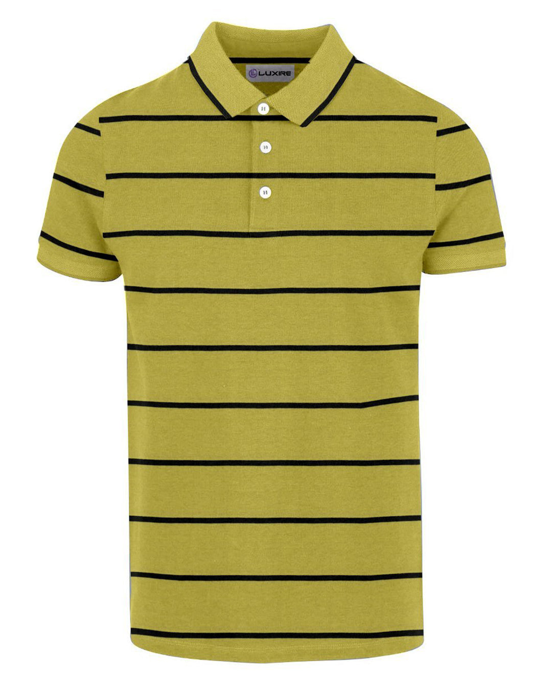 Yellow With Black Horizontal Stripes - 1