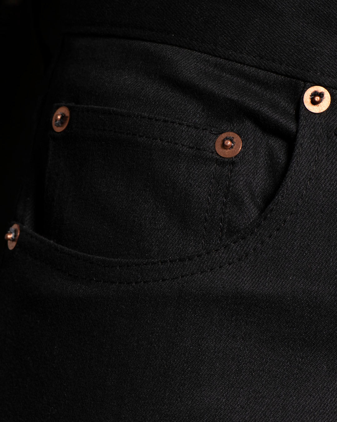 Tech Stretch Black Jeans - 6
