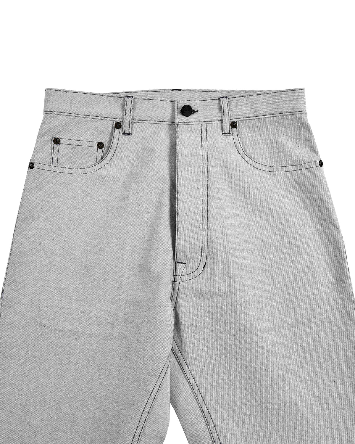 Grey Stretchable Jeans - 3