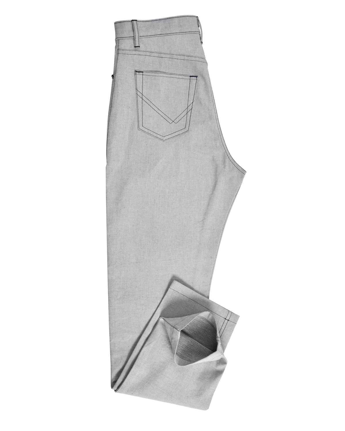 Grey Stretchable Jeans - 2