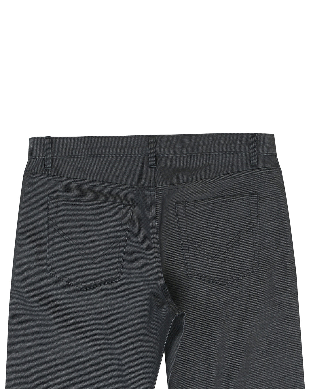 Waxed Jeans Charcoal Grey Jeans - 4