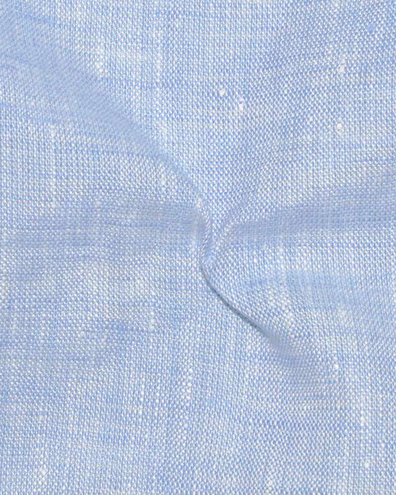 Linen 60's: Light blue