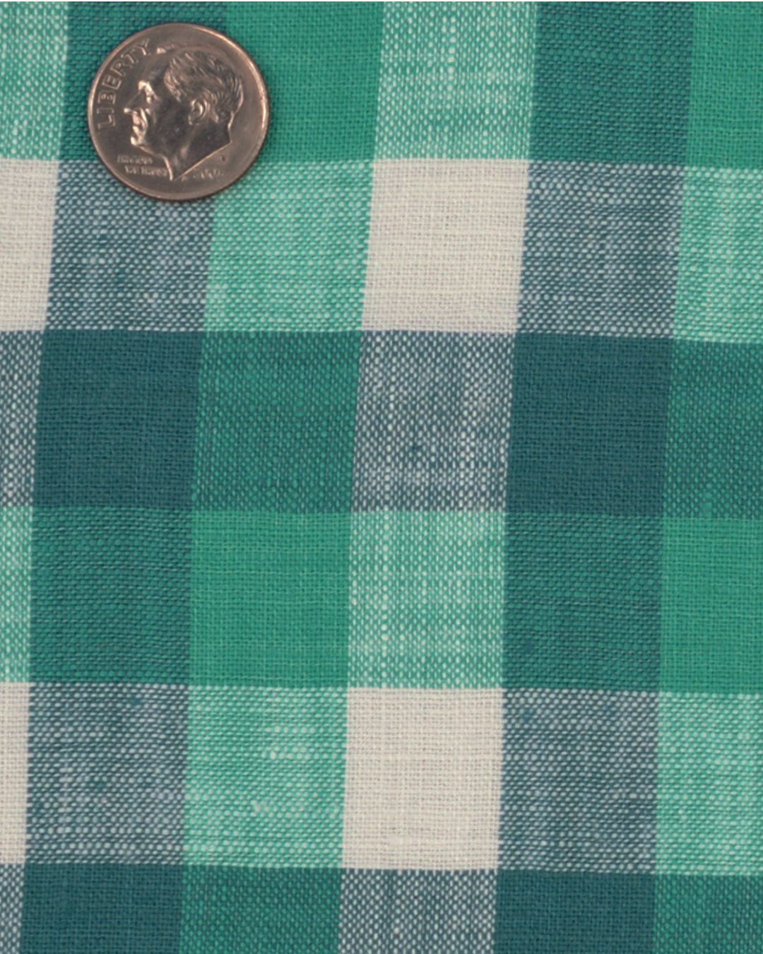 Linen: Shades of Green Tattersall - 5