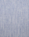 Linen: Lustrous Blue White Chambray Shirt